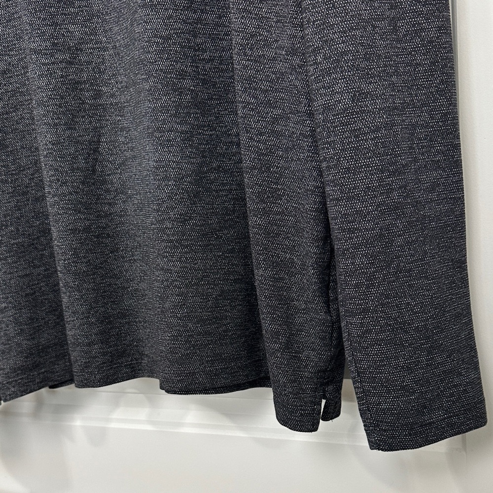 Robert Barakett Findlay Dark Gray Long Sleeve Polo Men’s XL Slim *WBF Large - Picture 4 of 13